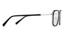 Load image into Gallery viewer, Silver Geometric Full Rim Unisex Eyeglasses by Vincent Chase-149396