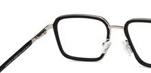Load image into Gallery viewer, Silver Geometric Full Rim Unisex Eyeglasses by Vincent Chase-149396