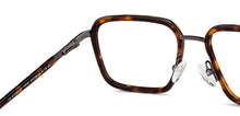 Load image into Gallery viewer, Brown Geometric Full Rim Unisex Eyeglasses by Vincent Chase-149397
