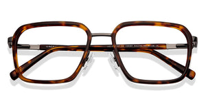 Brown Geometric Full Rim Unisex Eyeglasses by Vincent Chase-149397