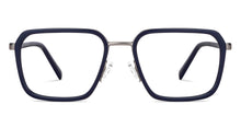 Load image into Gallery viewer, Gunmetal Geometric Full Rim Unisex Eyeglasses by Vincent Chase-149398