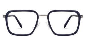 Gunmetal Geometric Full Rim Unisex Eyeglasses by Vincent Chase-149398