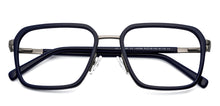 Load image into Gallery viewer, Gunmetal Geometric Full Rim Unisex Eyeglasses by Vincent Chase-149398