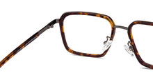 Load image into Gallery viewer, Tortoise Rectangle Full Rim Unisex Eyeglasses by Vincent Chase-202215