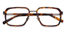 Load image into Gallery viewer, Tortoise Rectangle Full Rim Unisex Eyeglasses by Vincent Chase-202215