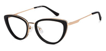 Load image into Gallery viewer, Gold Cat Eye Full Rim Women Eyeglasses by Vincent Chase-149399