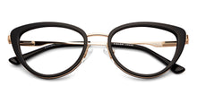 Load image into Gallery viewer, Gold Cat Eye Full Rim Women Eyeglasses by Vincent Chase-149399