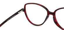 Load image into Gallery viewer, Maroon Cat Eye Full Rim Women Eyeglasses by Vincent Chase-149414