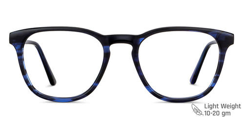 Blue Square Full Rim Unisex Eyeglasses by Vincent Chase-149417