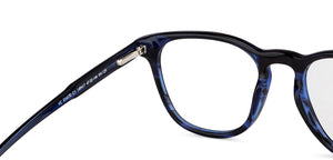 Blue Square Full Rim Unisex Eyeglasses by Vincent Chase-149417