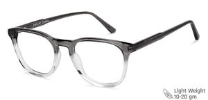 Grey Square Full Rim Unisex Eyeglasses by Vincent Chase-149689