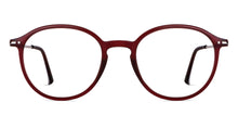 Load image into Gallery viewer, Maroon Round Full Rim Unisex Eyeglasses by Vincent Chase-149481