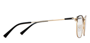 Black Rectangle Full Rim Unisex Eyeglasses by Vincent Chase-149596