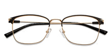 Load image into Gallery viewer, Black Rectangle Full Rim Unisex Eyeglasses by Vincent Chase-149596