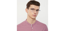 Load image into Gallery viewer, Blue Rectangle Full Rim Unisex Eyeglasses by Vincent Chase-149597