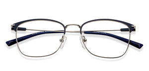 Blue Rectangle Full Rim Unisex Eyeglasses by Vincent Chase-149597