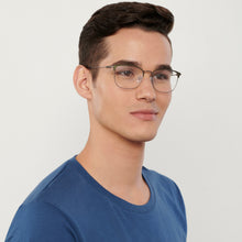 Load image into Gallery viewer, Green Rectangle Full Rim Unisex Eyeglasses by Vincent Chase-149598