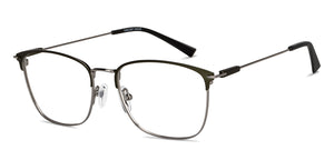 Green Rectangle Full Rim Unisex Eyeglasses by Vincent Chase-149598
