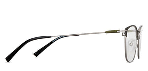 Green Rectangle Full Rim Unisex Eyeglasses by Vincent Chase-149598