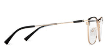 Load image into Gallery viewer, Gold Rectangle Full Rim Unisex Eyeglasses by Vincent Chase-149610