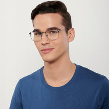 Load image into Gallery viewer, Blue Square Full Rim Unisex Eyeglasses by Vincent Chase-149601
