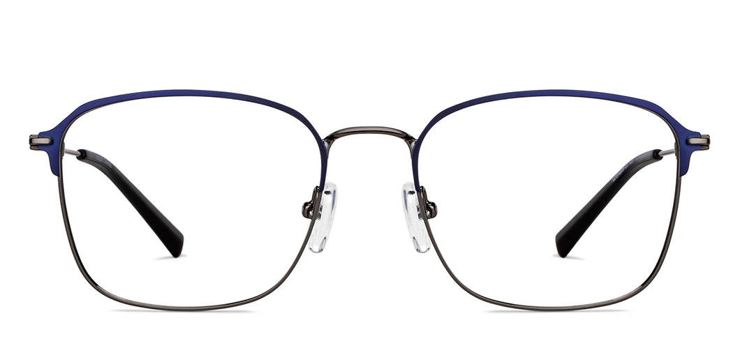 Blue Square Full Rim Unisex Eyeglasses by Vincent Chase-149601