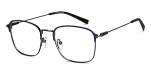 Blue Square Full Rim Unisex Eyeglasses by Vincent Chase-149601