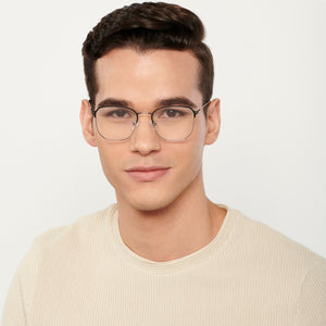 Black Square Full Rim Unisex Eyeglasses by Vincent Chase-149602