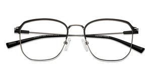 Black Square Full Rim Unisex Eyeglasses by Vincent Chase-149602