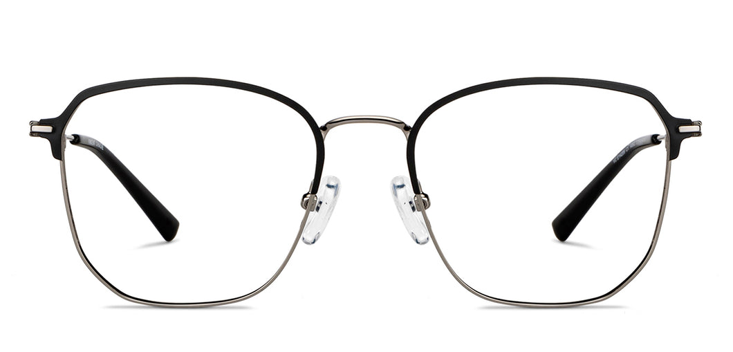 Black Square Full Rim Unisex Eyeglasses by Vincent Chase-149602