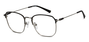 Black Square Full Rim Unisex Eyeglasses by Vincent Chase-149602