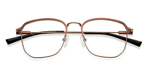 Brown Square Full Rim Unisex Eyeglasses by Vincent Chase-149603