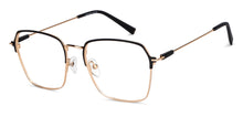Load image into Gallery viewer, Black Geometric Full Rim Unisex Eyeglasses by Vincent Chase-149604