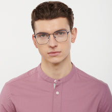 Load image into Gallery viewer, Blue Geometric Full Rim Unisex Eyeglasses by Vincent Chase-149605