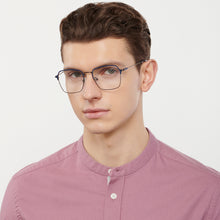 Load image into Gallery viewer, Blue Geometric Full Rim Unisex Eyeglasses by Vincent Chase-149605