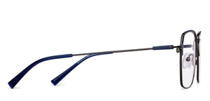 Blue Geometric Full Rim Unisex Eyeglasses by Vincent Chase-149605