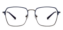 Load image into Gallery viewer, Blue Geometric Full Rim Unisex Eyeglasses by Vincent Chase-149605