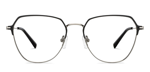 Black Aviator Full Rim Unisex Eyeglasses by Vincent Chase-149607
