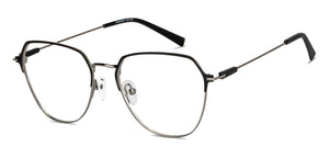Black Aviator Full Rim Unisex Eyeglasses by Vincent Chase-149607