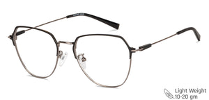 Black Aviator Full Rim Unisex Eyeglasses by Vincent Chase-149621