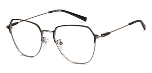 Black Aviator Full Rim Unisex Eyeglasses by Vincent Chase-149621