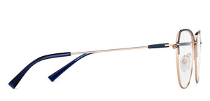 Blue Geometric Full Rim Unisex Eyeglasses by Vincent Chase-149622