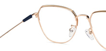 Load image into Gallery viewer, Blue Geometric Full Rim Unisex Eyeglasses by Vincent Chase-149622