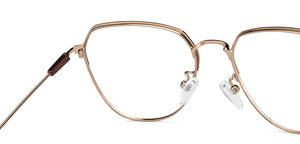 Brown Aviator Full Rim Unisex Eyeglasses by Vincent Chase-149623
