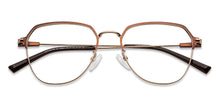 Load image into Gallery viewer, Brown Aviator Full Rim Unisex Eyeglasses by Vincent Chase-149623