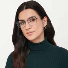 Load image into Gallery viewer, Gunmetal Cat Eye Full Rim Women Eyeglasses by Vincent Chase-149625