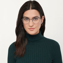 Load image into Gallery viewer, Gunmetal Cat Eye Full Rim Women Eyeglasses by Vincent Chase-149625