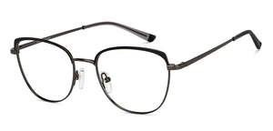 Gunmetal Cat Eye Full Rim Women Eyeglasses by Vincent Chase-149625