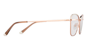 Gold Cat Eye Full Rim Women Eyeglasses by Vincent Chase-149628