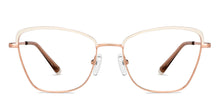 Load image into Gallery viewer, Gold Cat Eye Full Rim Women Eyeglasses by Vincent Chase-149628